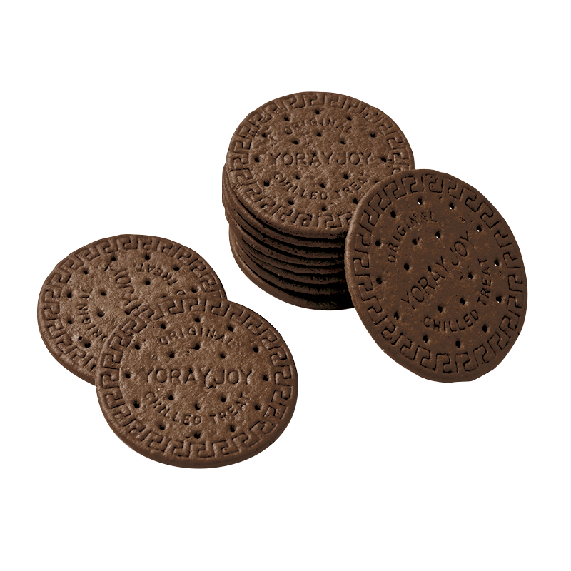 Round Cocoa Hard Biscuits