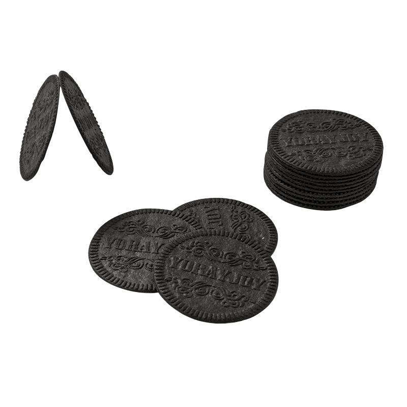 Round Cocoa Crispy Biscuits