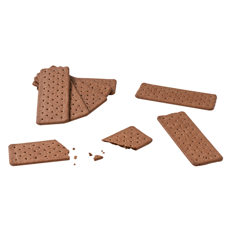 Rectangular Cocoa Hard Biscuits