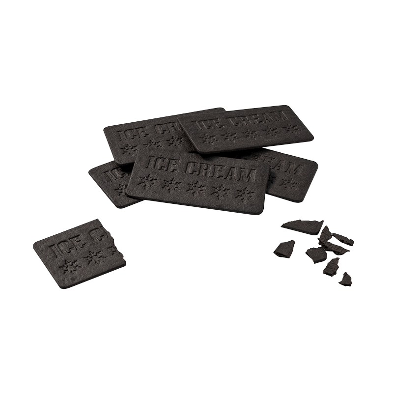 Rectangular Cocoa Crispy Biscuits